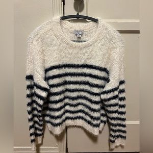 La Ligne Target collab Fuzzy Yarn Striped Sweater